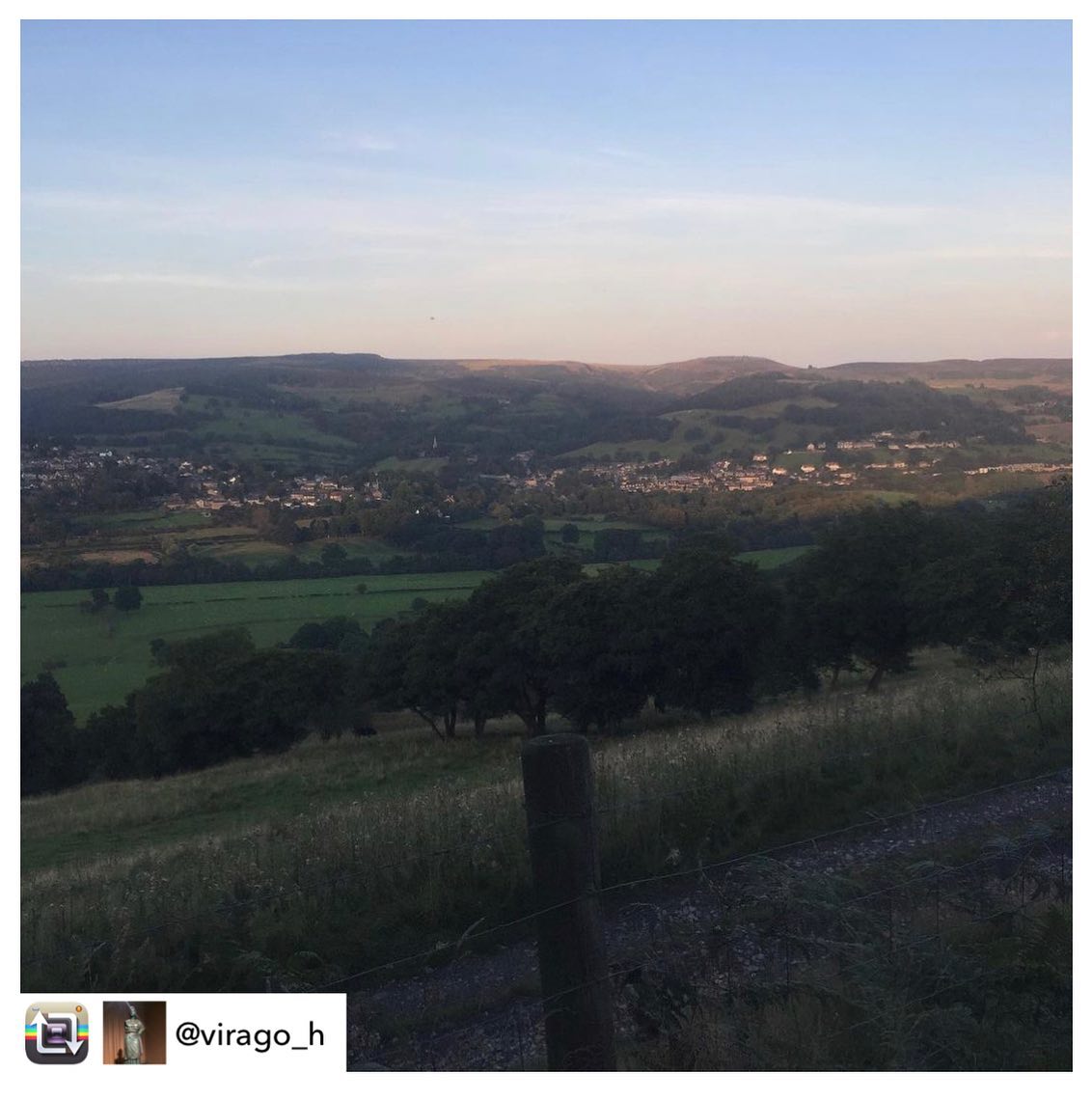 Repost from @virago_h - racing sunset on our 10k Back Before Dark Challenge ⛰🥾⛰

Hope valley 10k ...