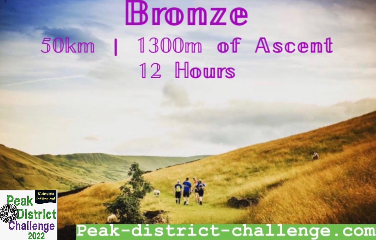 Have you set your 2022 challenge yet?? Register now for the Peak-District-Challenge.com 50km Bron...