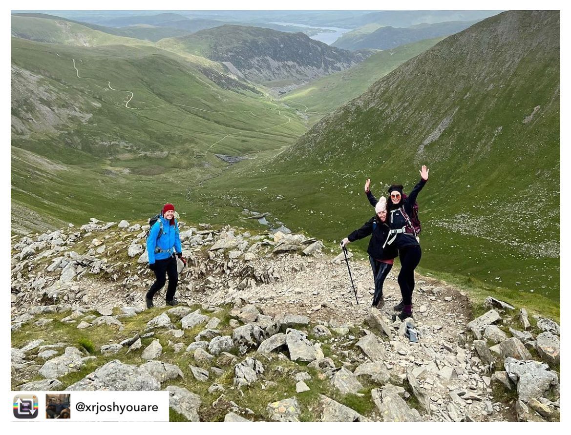 Repost from @xrjoshyouare racking up another great practice hike ready for September ⛰🥾⛰

HELVELL...
